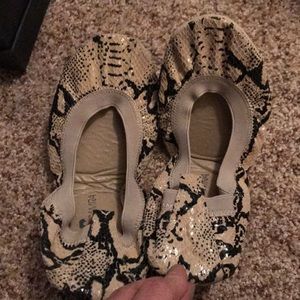 YS Yosi Samra nude snake flats size 6